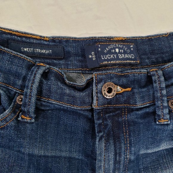 LUCKY BRAND 6/28R Sweet Straight Leg Jeans - Picture 5 of 8